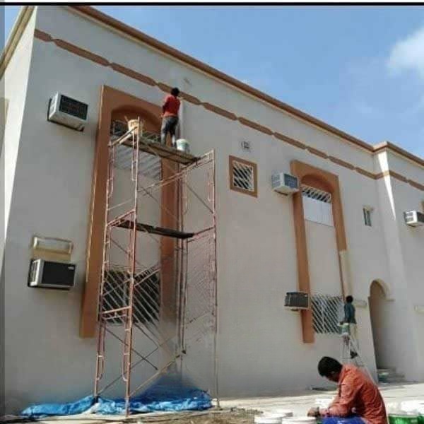 نموذج من أعمال ترميم الواجهات في الرياض