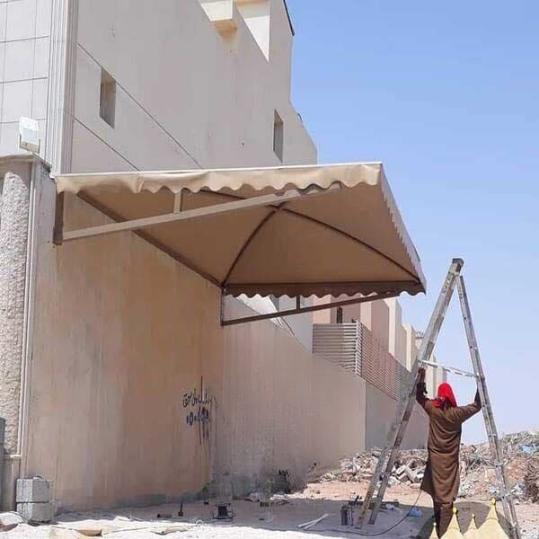 نموذج من أعمال حدادة ومظلات في الرياض
